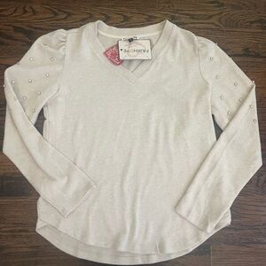 Women’s Fairhope Cream Sweater with rhinestone S